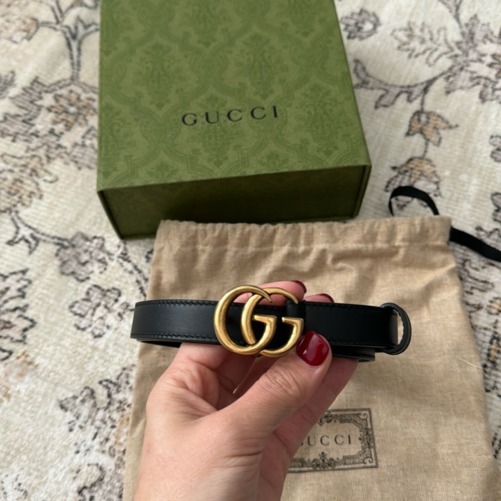 Authentic Double G Gucci Belt